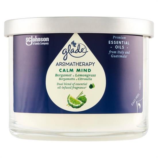 GLADE CANDELA 260 GR. AROMTH. CALM MIND