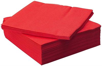 TOVAGLIOLO 33X33 POIS 2V. X80 ROSSO