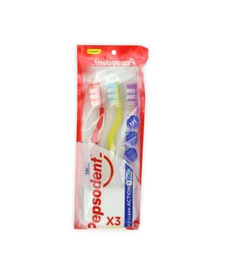 PEPSODENT SPAZZ. D/CLEAN ACTION MED.X3