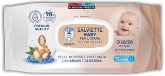 SALVIETTE BABY UMIDIF. X72 ARGAN PROTEC