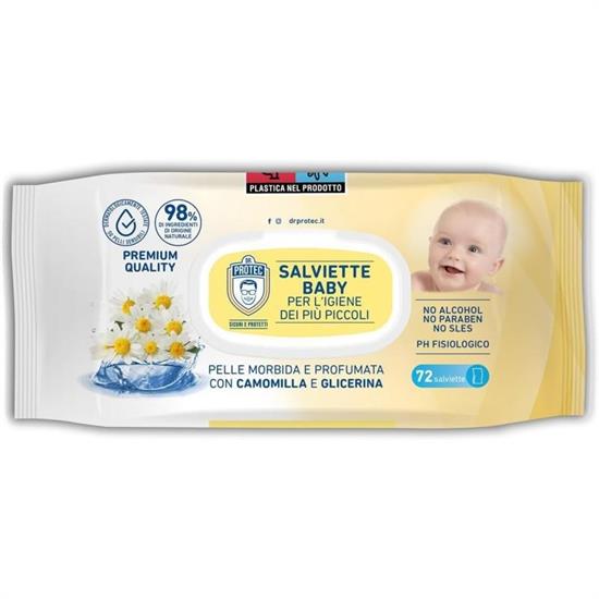 SALVIETTE BABY UMIDIF. X72 CAM. PROTEC