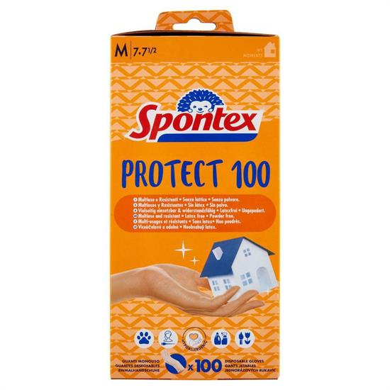 SPONTEX GUANTI PROT. VINILE X100 M