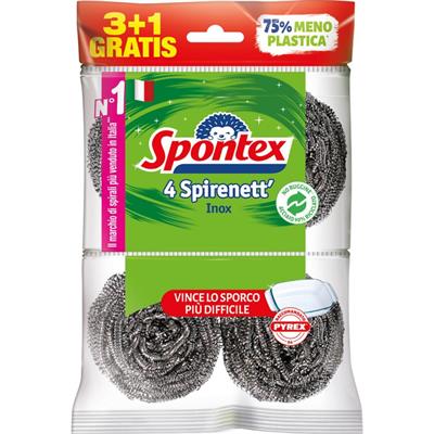 SPONTEX SPUGNA 19500153 SPIRENET 3+1