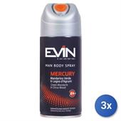 EVIN DEOD. UOMO 150ML MERCURY