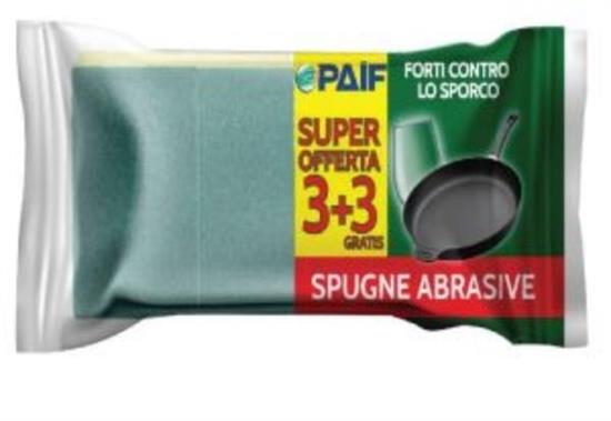 PAIF SPUGNA ABRASIVA+RETINA X3+3