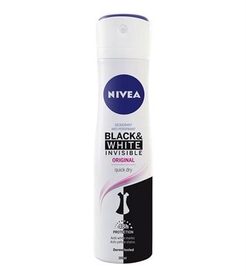 NIVEA 82242 SPRAY 48H 200 ML B&W U.INV.ORIG.