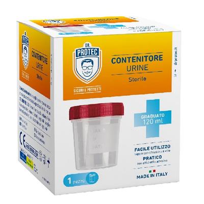 CONTENITORE STERILE URINE 120 ML DR.PROTEC