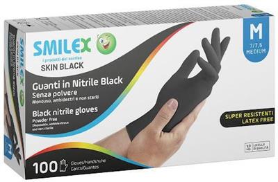 GUANTI NITRILE X100 SKIN BLACK M DR.PROTEC