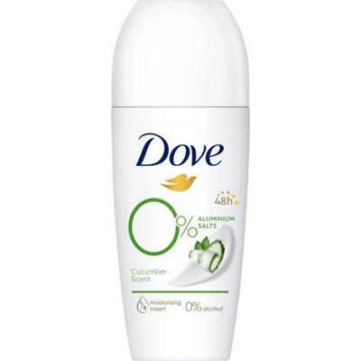 DOVE DEO ROLL-ON 50 ML ADV 0% SALI CUCUMB.