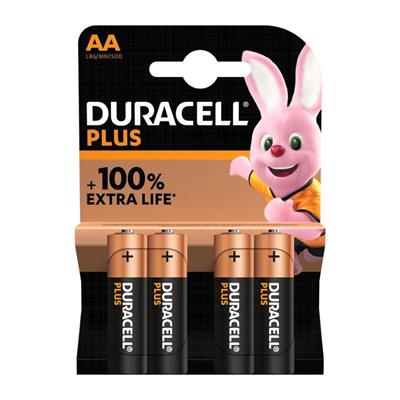 DURACELL PLUS STILO AA X4