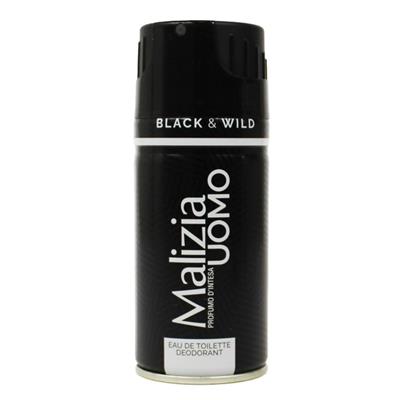 MALIZIA DEOD. UOMO 150ML BLACK&WILD