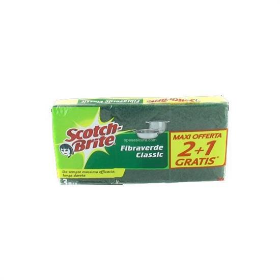 SCOTCH BRITE SOLOFIBRA VERDE X3